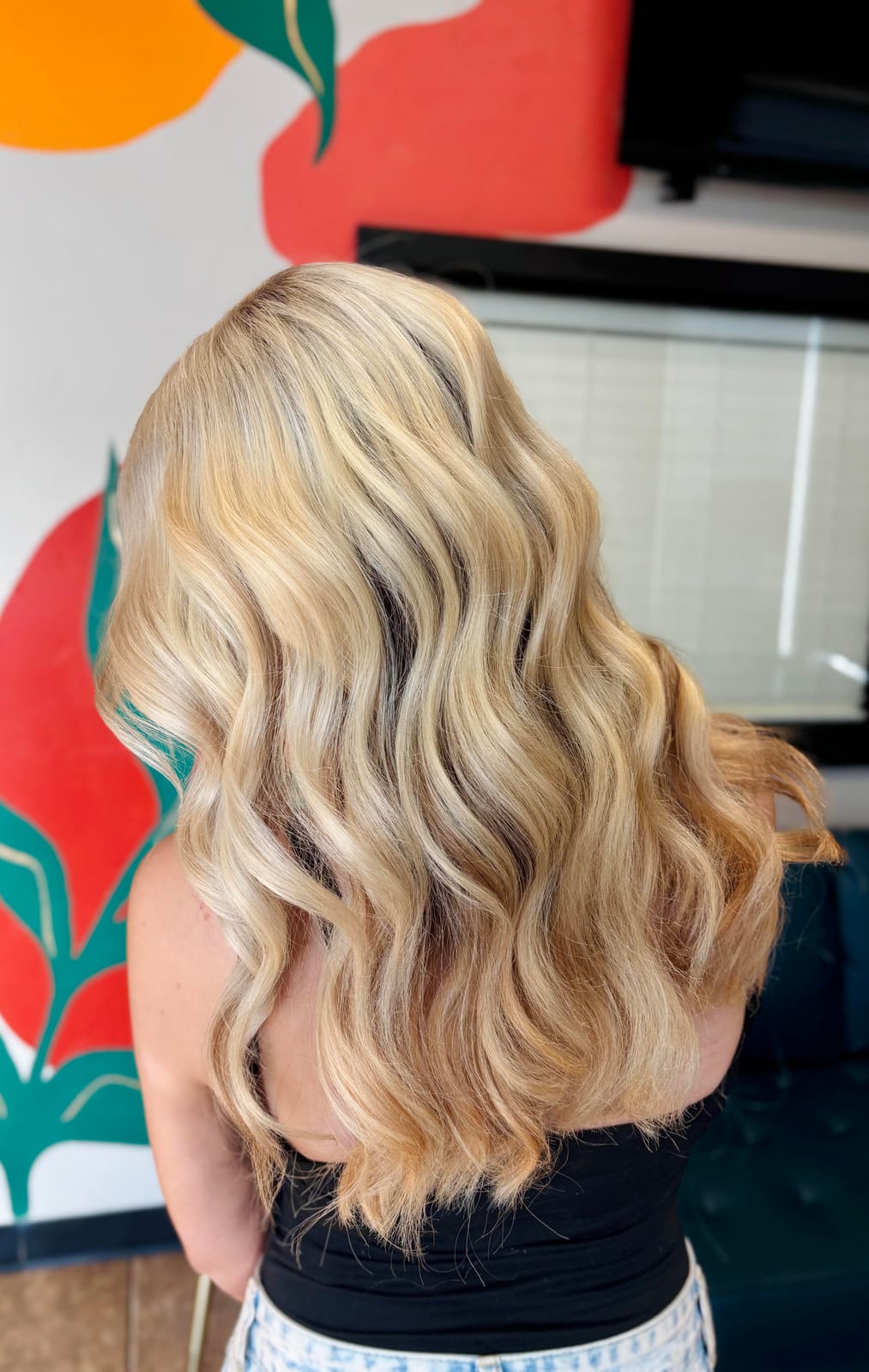Soft golden blonde with dimension by Styled By Dani